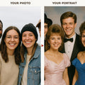 80s Prom Portrait