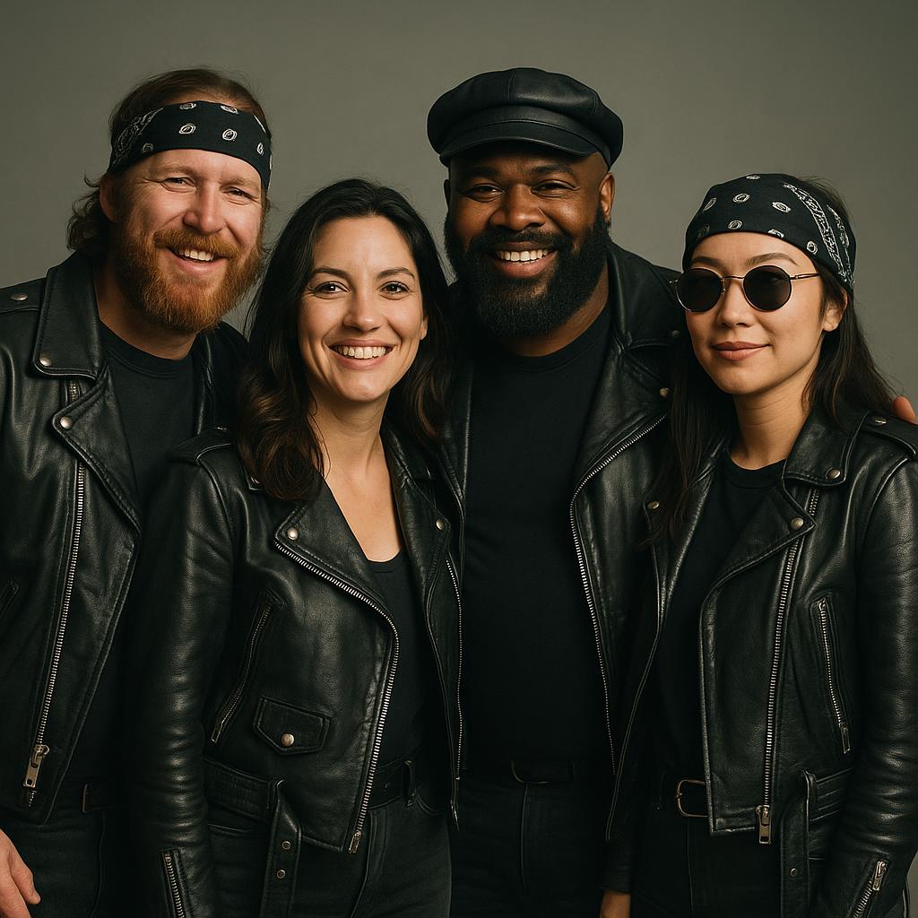 Biker Gang Portrait