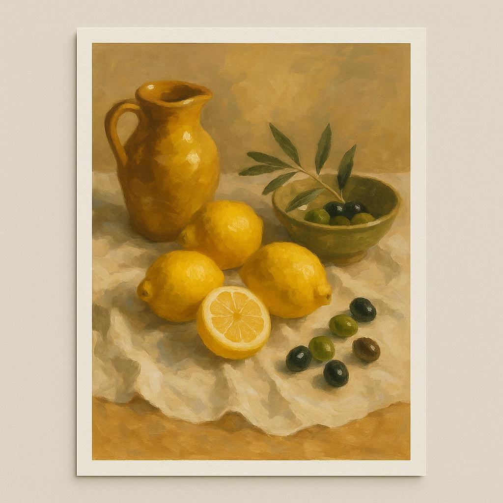 Detail of the low-glare matte surface and clean white border ready for framing