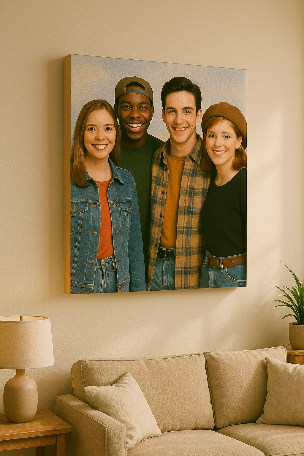 90s Sitcom Cast Portrait