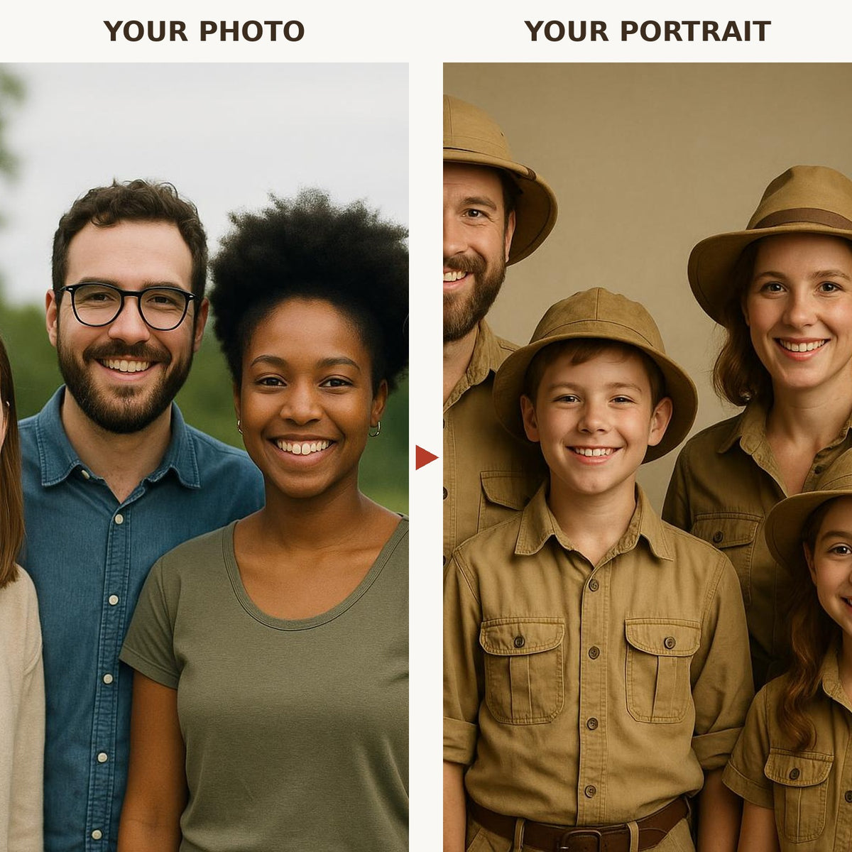 Safari Family Portrait