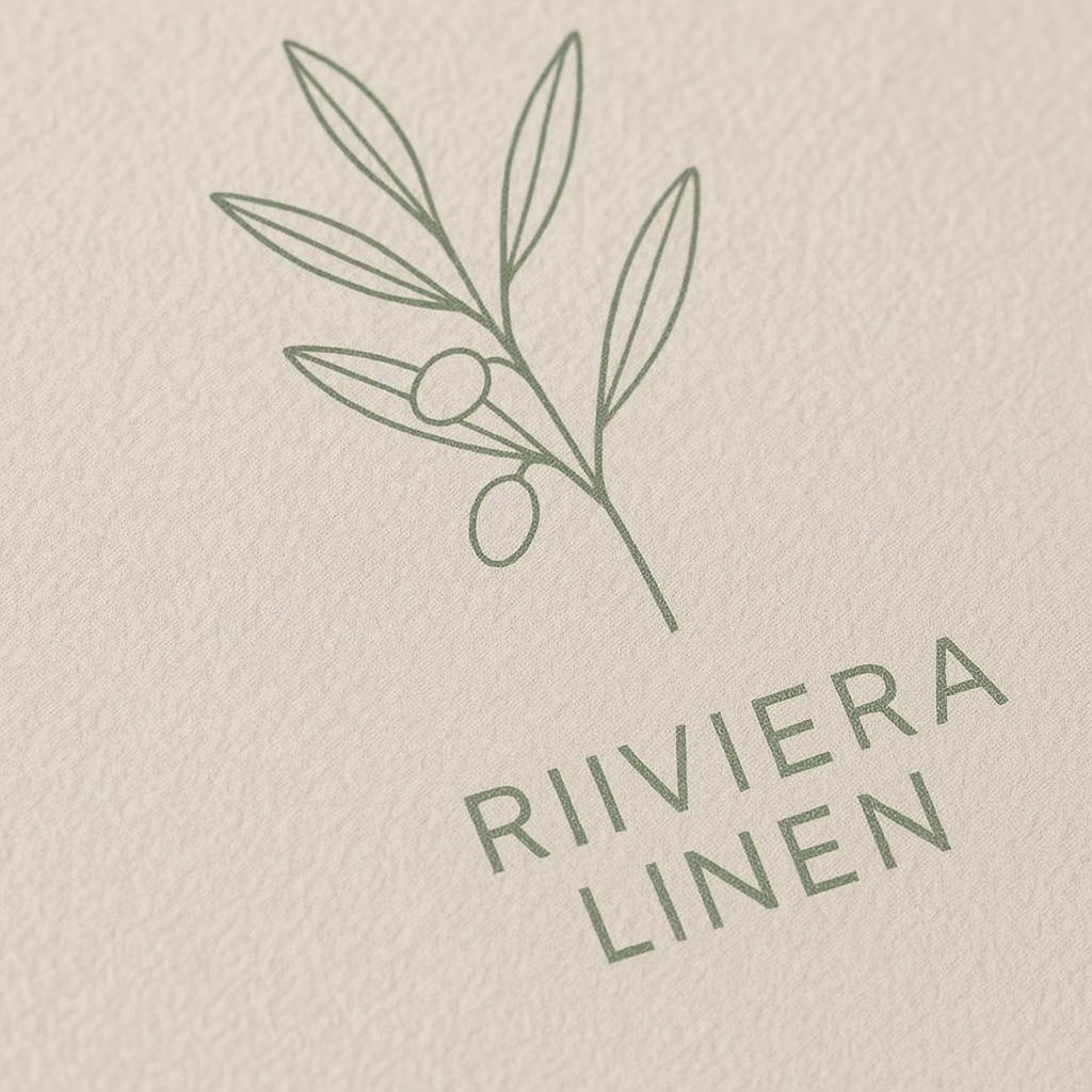 Close-up of the poster showing the soft ochre and stone brushwork and smooth matte paper texture