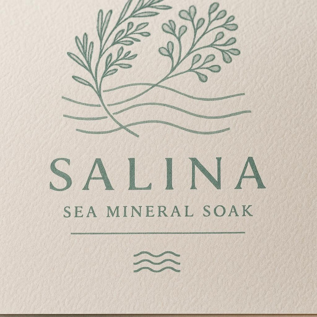 Flat-lay of the unframed poster on a linen surface with dried herbs and a ceramic bowl