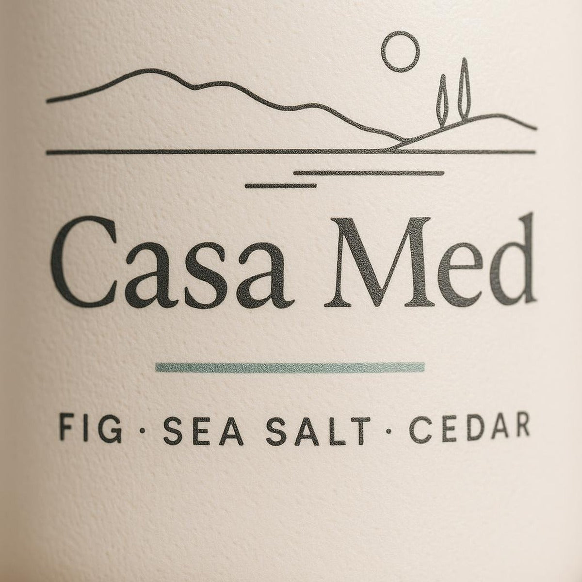 Close-up of the tactile matte glaze and smooth rim of the Casa Med ceramic mug
