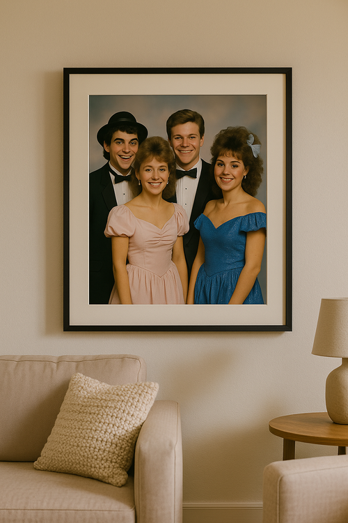 80s Prom Portrait