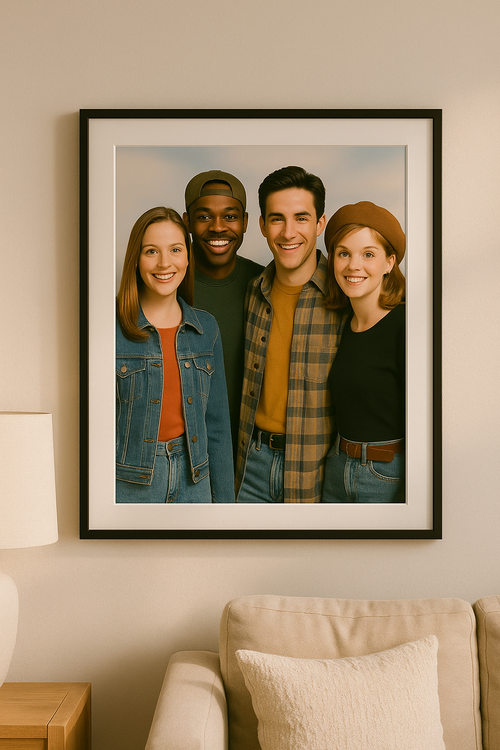 90s Sitcom Cast Portrait