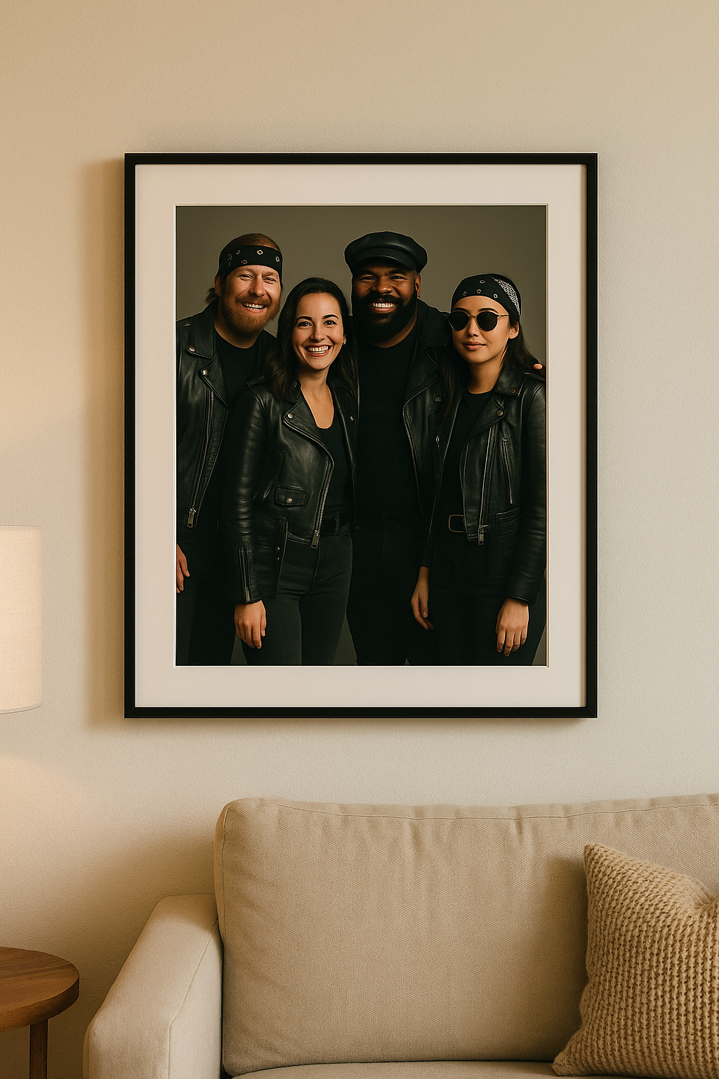 Biker Gang Portrait
