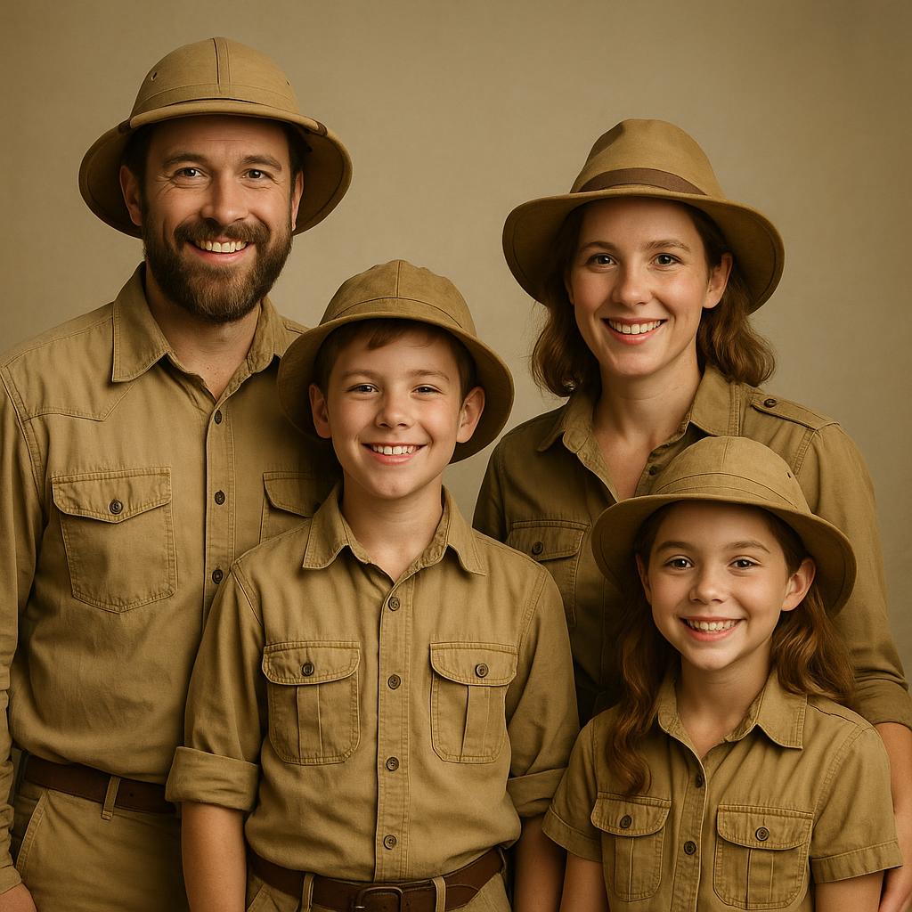 Safari Family Portrait