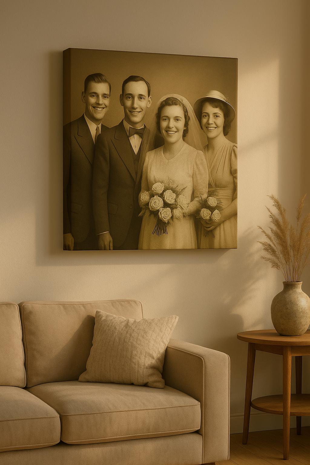 Vintage Wedding Portrait