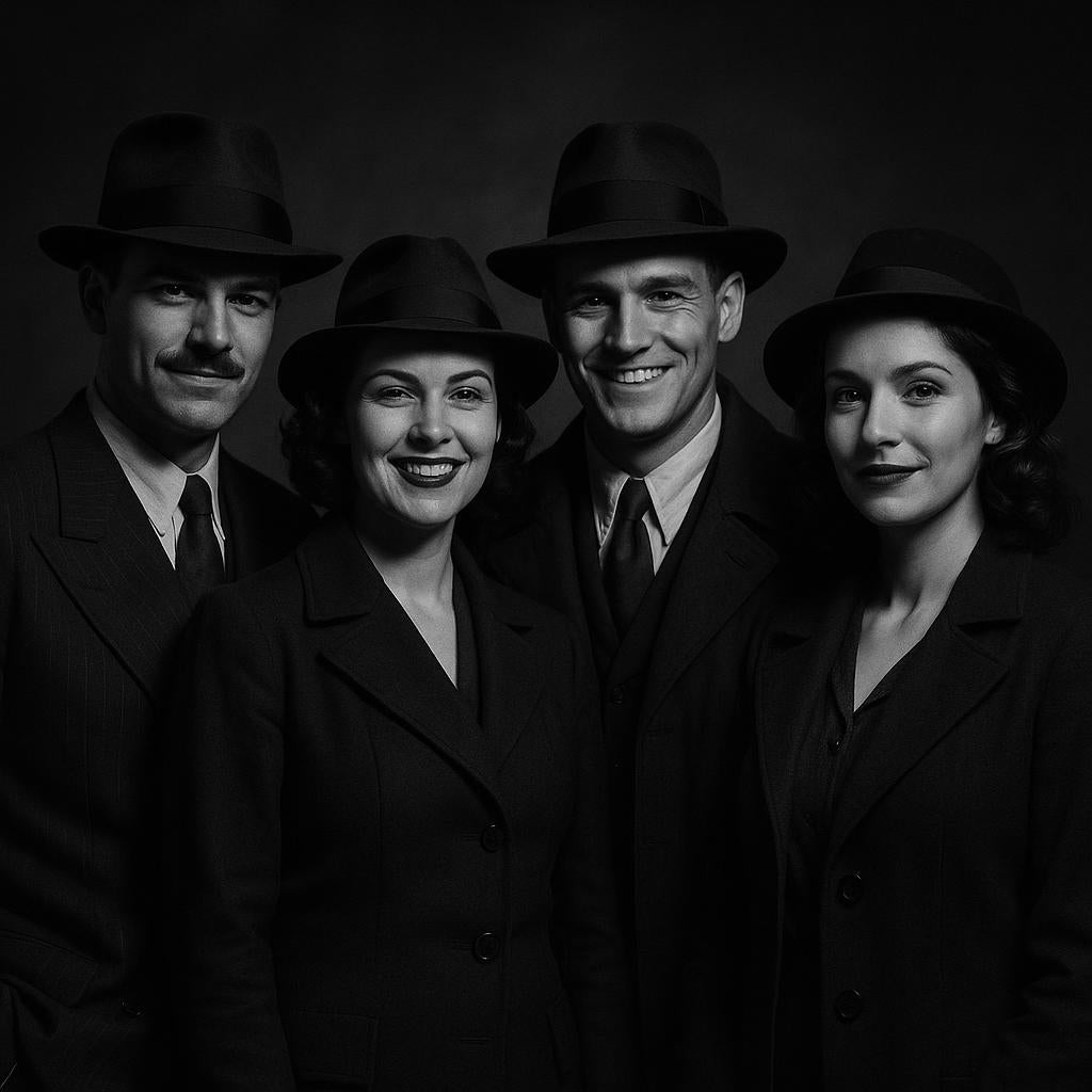 Film Noir Gang Portrait