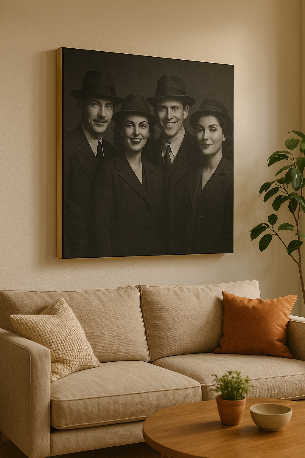 Film Noir Gang Portrait