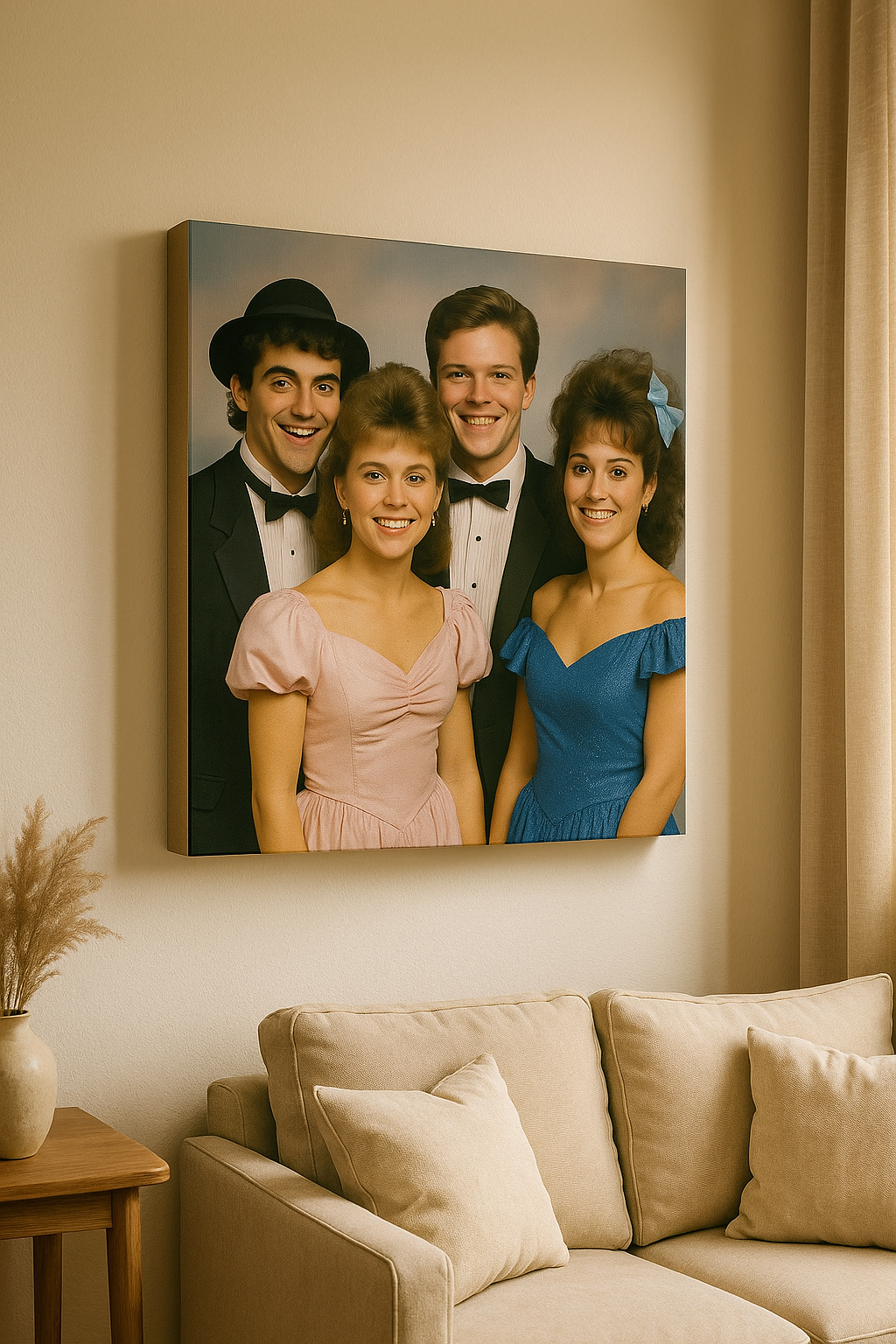 80s Prom Portrait
