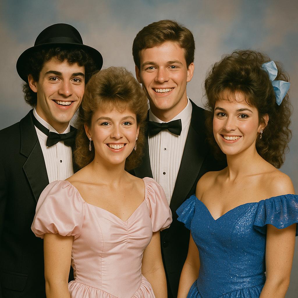 80s Prom Portrait