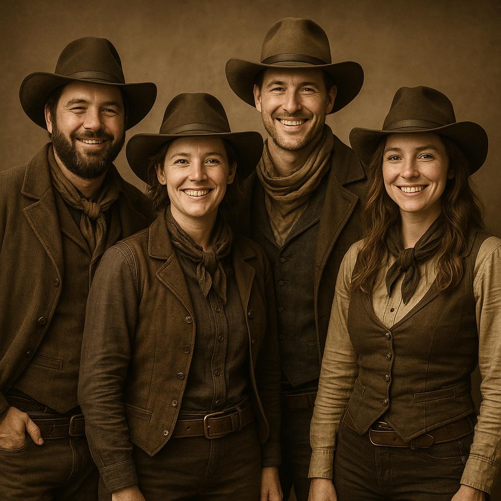 Western Gang Portrait