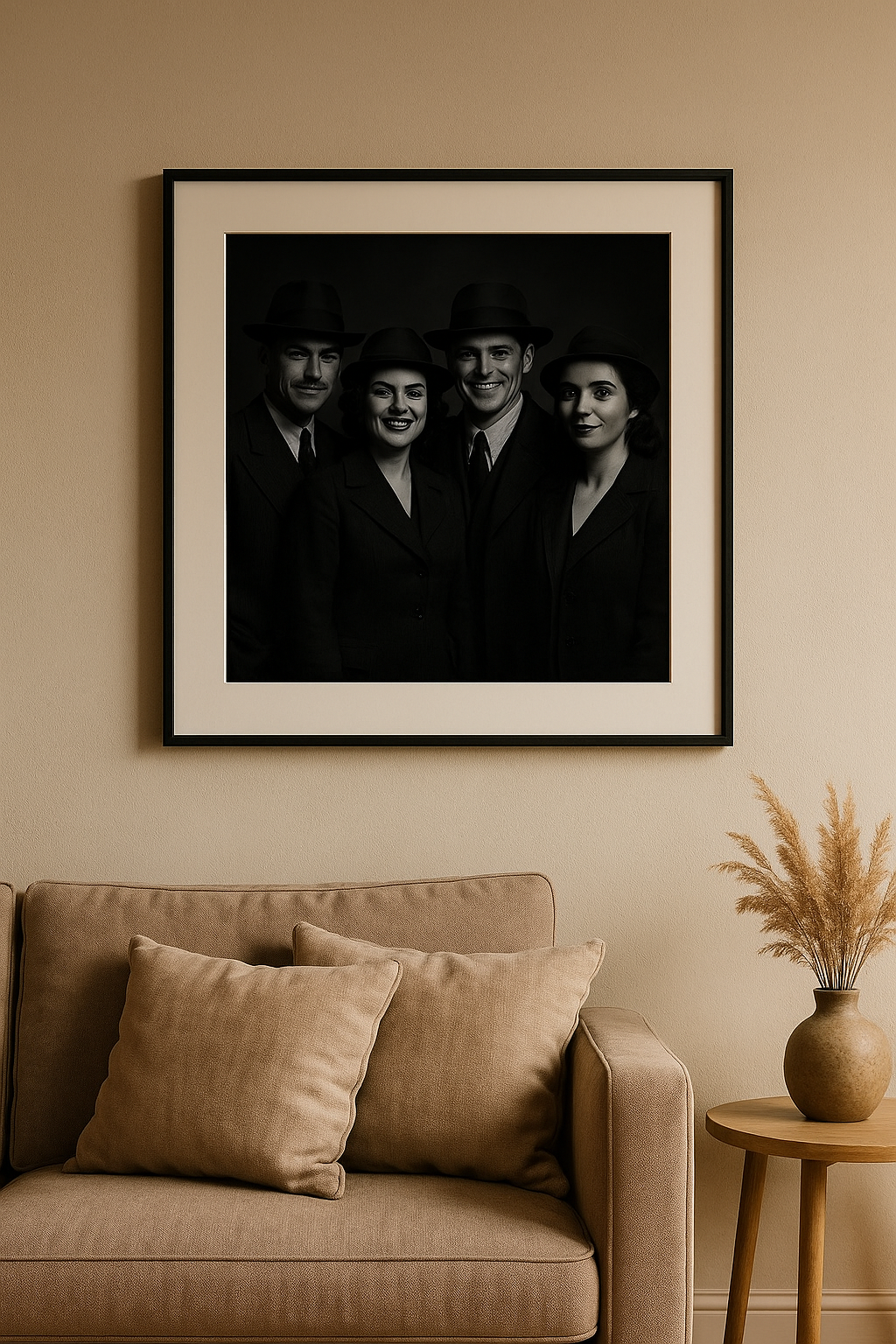 Film Noir Gang Portrait