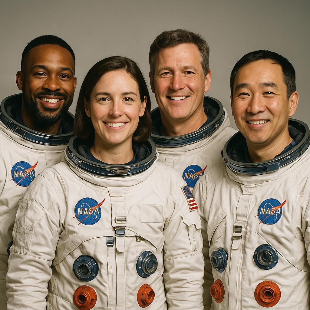 Astronaut Crew Portrait